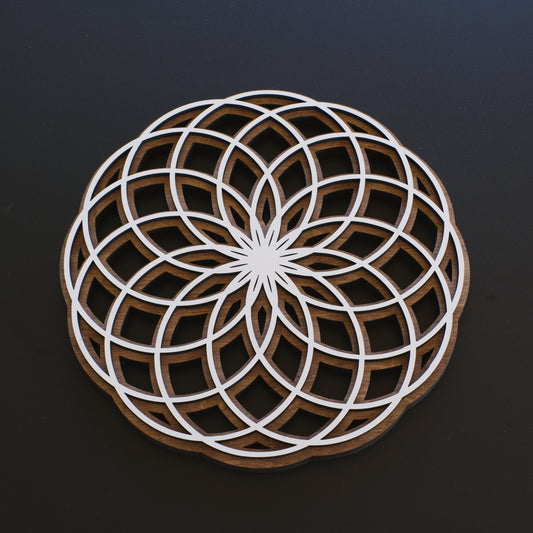 Torus Wall Art | sacred Geometry | Yoga Spiritual Art | Zen Decor